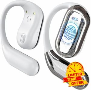 Ultra Open Ear Earbuds - Bone Conduction Headphones Wireless Bluetooth