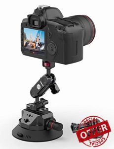 ULANZI SC-02 4.5" Camera Car Suction Cup Mount for GoPro