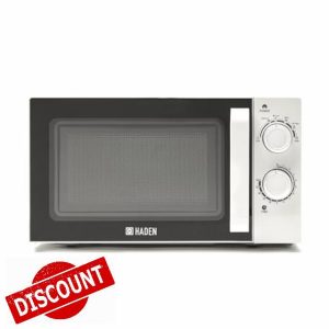 Haden 20L White Microwave - 800W Compact Countertop Microwave Oven with 6 Power Levels