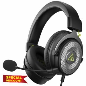 EKSA E900 Wired Gaming Headset for Xbox One - PC Headset with Detachable Noise Cancelling Microphone