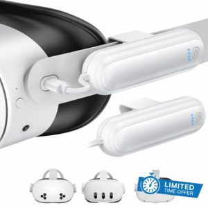 2 Pack Battery Pack for Meta Quest 3S/3/2