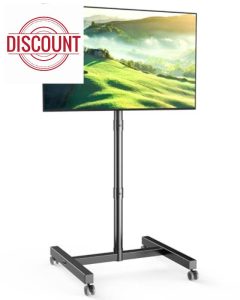 FORGING MOUNT Mobile TV Stand on Wheels for 23-60 Inch TVs