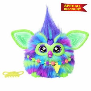 Furby Galaxy Glow in the Dark Interactive Plush Toy - English Version