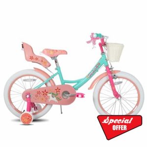 STITCH Unicorn 18 Inch Girls Bike for 5-8 Years Old Kids