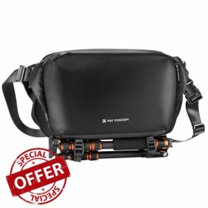 K&F Concept 2 in 1 Sling Bag Everyday Shoulder Bag & Multifunction Photography Crossbody Camera DSLR Backpack Portable Bag