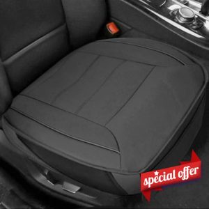 NIGOOLATA PU Leather Front Car Seat Cover for Seat Bottom
