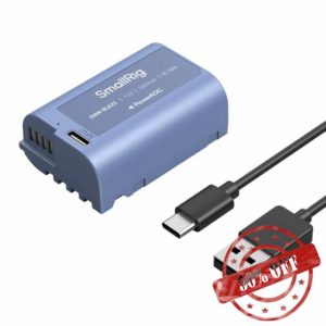 SMALLRIG DMW-BLK22 Battery 2520mAh USB-C Replacement Battery for Panasonic LUMIX GH5 / S5