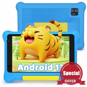 Hakaug 7 Inch Android 13 Kids Tablet 5GB RAM+32GB ROM