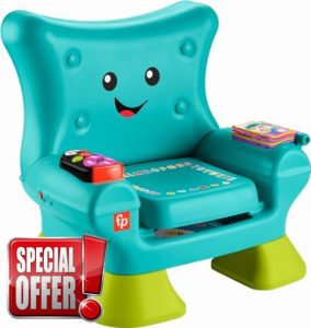 Fisher-Price Laugh & Learn Toddler Learning Toy Smart Stages Chair with Music Lights & Activities for Ages 1+ Years