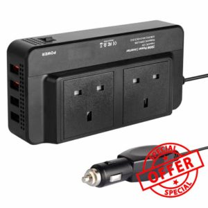 Umelee 200W Power Inverter DC 12V to AC 240V