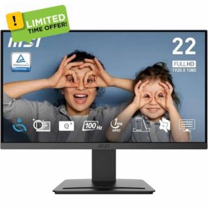 MSI PRO MP223 E2 21.45-Inch Full HD Office Monitor - 1920 x 1080 Resolution