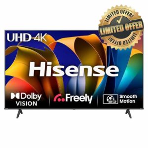 Hisense 43 Inch 4K Smart TV 43E6NTUK - Dolby Vision