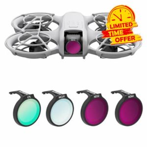 Honbobo Filter for DJI Neo Lens Filter UV CPL ND Filter Lens Protection Accessories for DJI Neo (4pcs(UV+CPL+ND32+ND64))