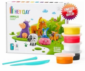 Hey Clay Set Animals 15Pack