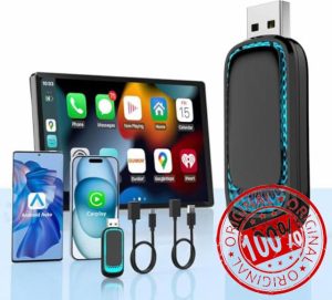 Android Auto Wireless Adapter and Wireless Carplay Adapter 2024 Upgrade