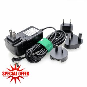 HangTon 12V Locking DC Power Adapter Right Angle for Blackmagic Video Assist Monitor Studio Camera 6K 4K Plus G2