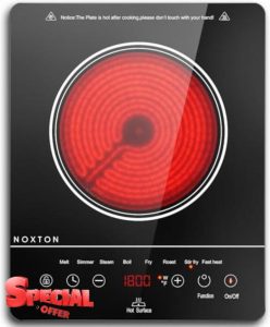 Noxton Portable Ceramic Hob with 13amp Plug