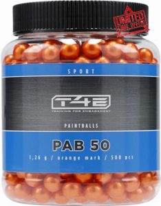 Umarex Paintball Gaming Pellets Sport PAB .50 Orange 500 T4E Ammo