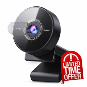 EMEET C950 4K Webcam for PC - 8 Megapixels 4K UHD