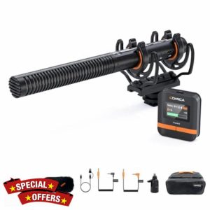 comica VM40 32bit Shotgun-Microphone with 32G onboard recording