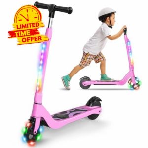 SISIGAD Electric Scooter for Kids Ages 6-12