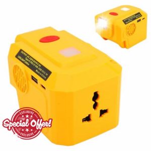 HISUEKIG 200w Car Power Inverter 12v To 220v with Pd3.0 And Type C Interfac Portable Transformer