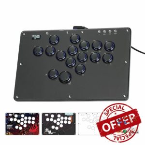 Haute42 Leverless Controller Arcade Stick: Leverless Controller U16 with Kailh Crystal Low-Profile Switches