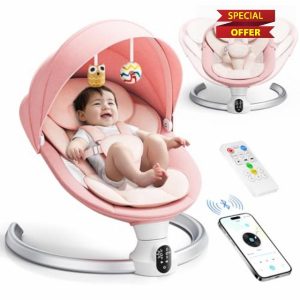 Aoykkii Electric Baby Bouncer Chair with Mobile App Control