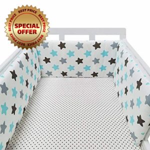 Cot Bumper Cot Bed Mesh Sides Cot Bumpers For Cot Bed Cot Bumper Padded Cotbed Bumper Baby Bumpers For Cot Padded Cot Bumper Baby Cot Bed Bumper Soft