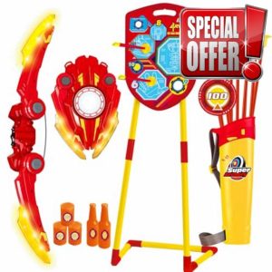 Bow and Arrow Set for Kids with Standing Target