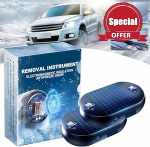 Nicooniu 2PCS Electromagnetic Car Snow Removal Device