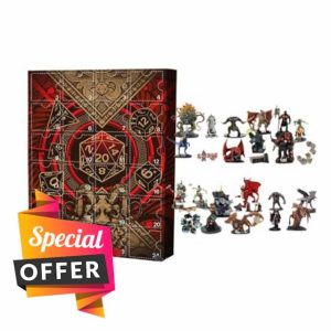 Dungeons Dragons Advent Calendar 2024 Game Figures Countdown Calendar 24 Days Of Christmas Holiday Collectible Figurines Advent Calendar Desk Decor For Kids Adults
