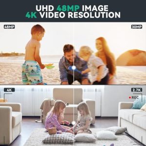 48MP Digital Cameras with 64GB Card