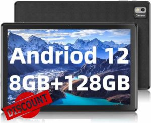 SGIN Tablet 10.1 Inch Android 12 Tablet PC 8GB RAM 128GB Storage