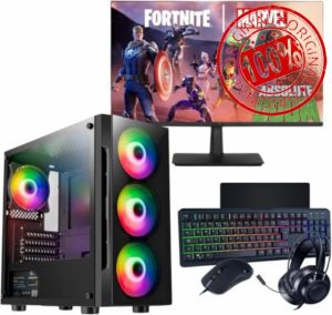 Gaming PC Bundle Intel Core i5 16GB RAM 256GB SSD 1TB HDD NVIDIA K4000 4GB GPU