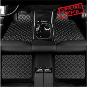 GDGFBYEH Custom Leather Car Floor Mats for Mercedes Benz Mercedes-EQ EQA 250 300 350 EQB 250 300 350