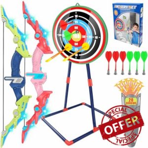 JUOIFIP 2 IN 1 Bow and Arrow
