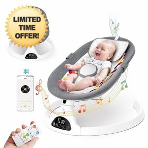 Aoykkii Electric Baby Bouncer with Connect Blueteeth and Remote Control