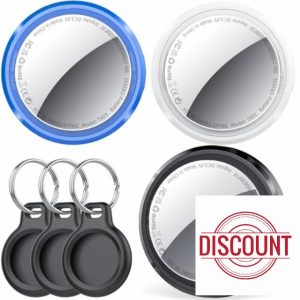 QCOQ Air Tracker Tag Compatible with Apple Find My (iOS Only)