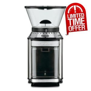 Cuisinart DBM8V2U Burr Home Coffee Grinder | 4-18 Cups | 18 Grind Settings | Different Strengths-Espresso