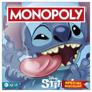 Monopoly Disney Stitch Edition Board Game - English Versio