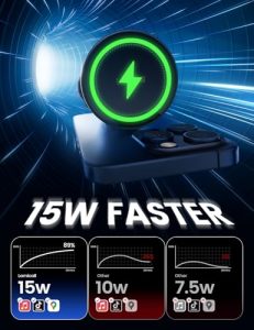 Hands Free Air Vent Car Phone Holder Cradle for iPhone 16 15 14 13 12 Series - Black