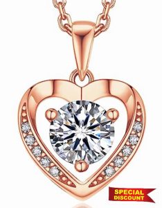 MomentWish Moissanite Necklace Heart