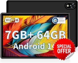DOOGEE U9 2024 Newest Android 14 10" Tablet 7GB RAM+64GB ROM 1TB TF
