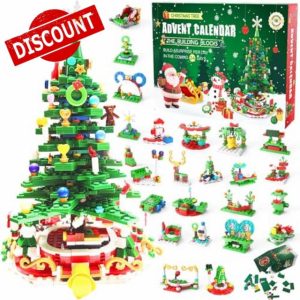 Advent Calendar 2024 Christmas Tree Building Set
