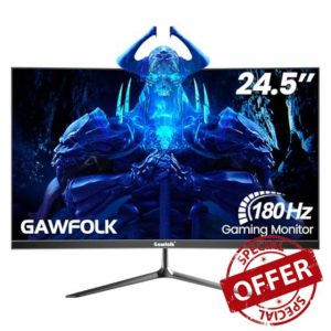 Gawfolk 24.5 Inch Gaming Monitor with AMD FreeSync