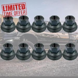 ATUOTPO 10Pcs Wheel Lug Nut Compatible with Dodge Ram 3500 4500 5500 2012-2024# 6509424AA