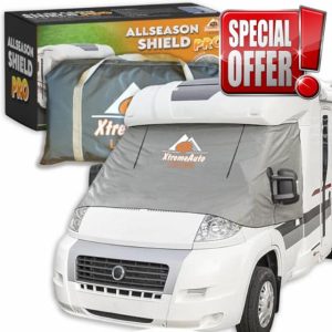 Xtremeauto External Zip Turn Down Silver Thermal Screen Cover for Fiat Ducato