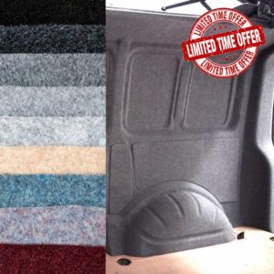 Vandalised- 4 Way Stretch Carpet Lining – for Camper/Van/Caravan - 9 Colours