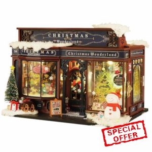 DIY Christmas Theme Miniature House Kit